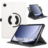 TiMOVO Drehbar Hülle Kompatibel mit Samsung Galaxy Tab A9+/A9 Plus 11" 2023 SM-X210/X216/X218,90 Grad Drehbar Ständer Hülle,Auto Schlaf/Aufwach Schutzhülle für Galaxy Tab A9+ Tablet, Warmweiß