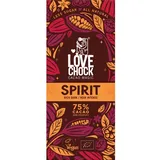 Lovechock Tafel Spirit Zartbitter-Schokolade mit Inulin bio