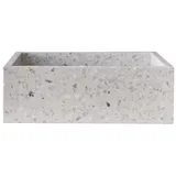 Tikamoon Waschbecken Made aus Premium-Terrazzo in Moon