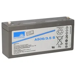 PB Akku Sonnenschein Dryfit A506/3.5S für Hellige EK 33/43/403 - 6V 3,5Ah