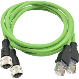 Trend Networks Adapterkabel 1m PROFINET AdapterRJ45-M12-D