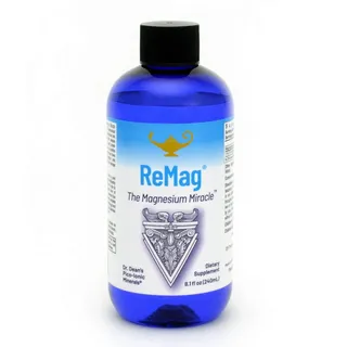 RnA ReSet - ReMag hochabsorbierende Magnesiumflüssigkeit, Erleben Sie das Magnesiumwunder, 96 Portionen, Magnesiumchlorid - von Dr. Carolyn Dean. 240ml
