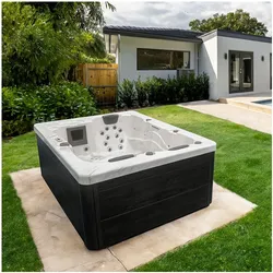 HOME DELUXE Outdoor Whirlpool WHITE MARBLE PURE