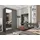 masseno Schwebetürenschrank PATRIZIA 120 x 216 x 61 cm Grau