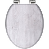 WC-Sitz Deckel Brille Toiletten Klobrille Klositz Softclose Holz hell furniert