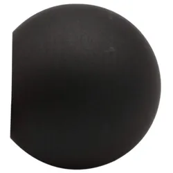 Endstücke BALL eisen-brush - schwarz