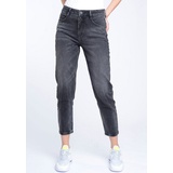 Gang Mom-Jeans »94ORA«, 2-Knopf-Verschluss mit verkürzter Beinlänge Gr. 33 (42) N-Gr, Vintage grey) , 98813536-33 N-Gr