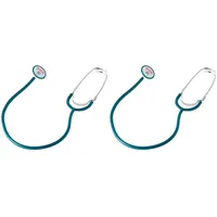 Gima - Einkopf-Stethoskop TRAD, Erwachsene, Y Farbe Dunkelgrün, Pavillon Ø 43,5 mm, Latexfrei, CE-Medizinprodukt (Packung mit 2)