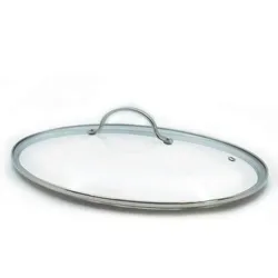 BEKA Deckel für Fischpfanne Transparent Oval Glas
