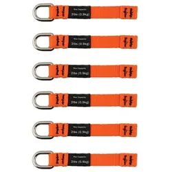 Gewebe Tool Tails, 6er-Pack Squids 3700, M, orange - orange - M