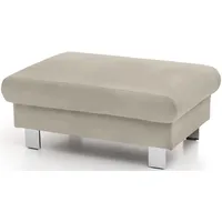 Cotta Hocker Komaris Kunstleder 100 x 45 x 0 cm Grau