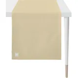 APELT Tischläufer APELT "3959 Outdoor, Sommerdeko, Sommer" beige B:46cm L:140cm, Polyester, Tischdecken Panama