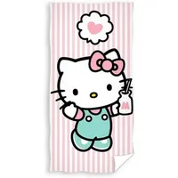 Carbotex Hello Kitty Badetuch 70 x 140 cm pink