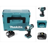 Makita DTD 155 RM1 18 V Brushless Li-Ion Akku Schlag Schrauber im Makpac + 1 x BL1840 B 4,0 Ah Akku - ohne Ladegerät