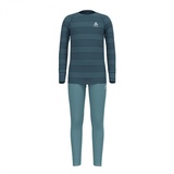 Odlo Active Warm ECO Funktionsunterwäsche-Set, Reef Waters - Blue Wing Teal