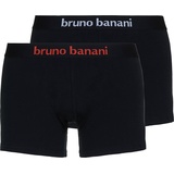 bruno banani Boxer schwarz S 2er Pack