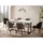 Wohnling Esstisch Weiß Holzwerkstoff, rechteckig, U-Form, 80x76x160 cm Esszimmer, Tische, Esstische