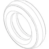 Bosch Ersatzteil TTNR: 87161064350 87161064350 Dichtung Sek WÜ 15mm