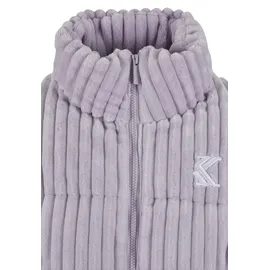 Karl Kani Original Fuzzy Corduroy Short Puffer Jacket - Violet