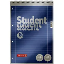 Brunnen Collegeblock A4 Spirale oben Lin.27 Premium