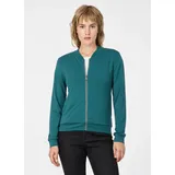 Ragwear Sweatjacke "KENIANE", Damen, Gr. XL, ocean grün, Sweatware, Obermaterial: 67% Polyester, 28% Viskose, 5% Elasthan, unifarben, normal, Rundhals, Sweatjacken Sweatjacke, Unbrushed mit Viskoseanteil für sportives Finish