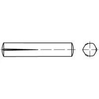 Reyher DIN 1472 Passkerbstifte Stahl 8 x 55 S