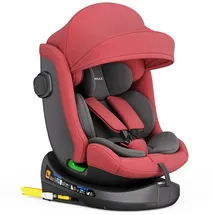 XOMAX Kindersitz 360° drehbar mit Isofix, ECE R129, 0–36 kg, verstellbar, neigbar, atmungsaktiver Bezug, 5-Punkt-Gurt, Top Tether, Autokindersitz für...