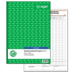 SIGEL Reisekostenabrechnung monatlich Formularbuch RA415