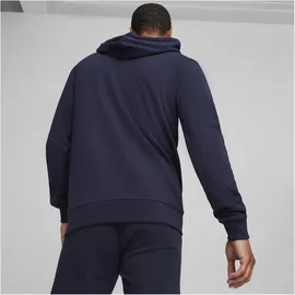 Puma teamGOAL Casuals Kapuzenjacke Herren 06 navy/white M