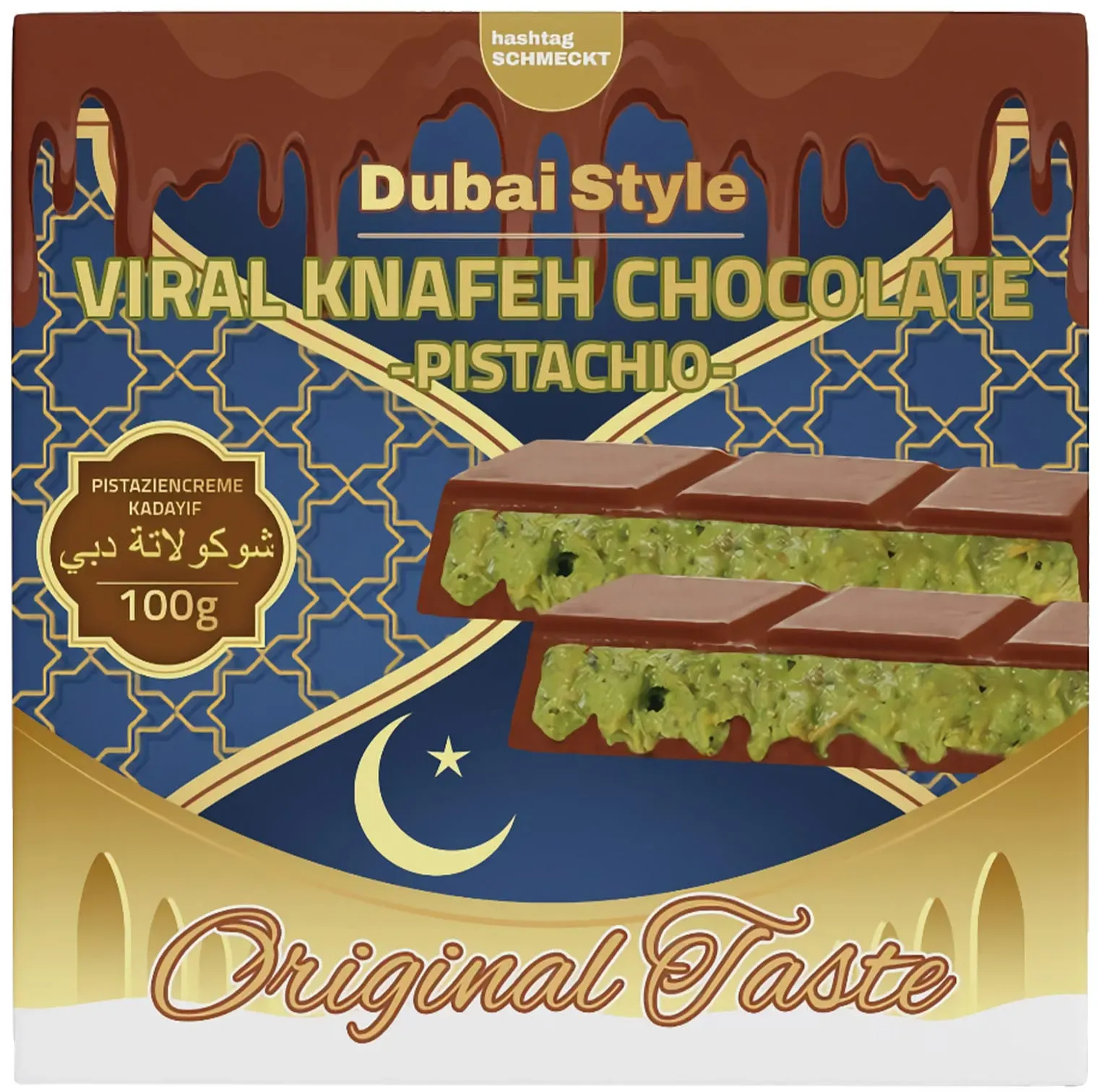 Dubai Schokolade (Vollmilch mit Engelshaar) 100g