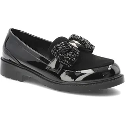 Schwarze Mokassins S.Barski Elegante Damenschuhe, 37