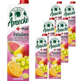 Amecke + Folsäure Fruchtsaftkonzentrat 6x 1,0 l
