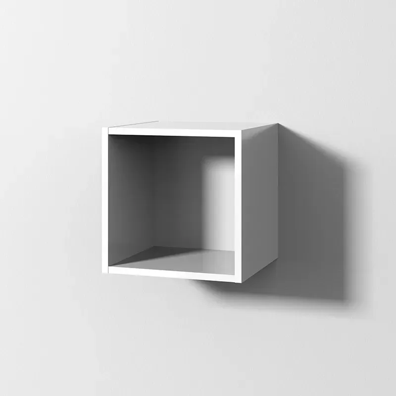 Sanipa Cubes Regalmodul, Schwarz-Matt, CU10008 CU10008