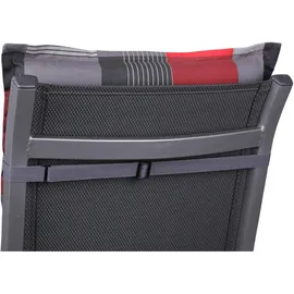 GO-DE Liegenauflage 190 x 60 x 8 cm Rot kariert