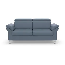sit&more 2,5-Sitzer SIT & MORE "Arngast", bunt (graublau), B:186cm H:84cm T:93cm, Sofas, inklusive Federkern und Kopfteilverstellung