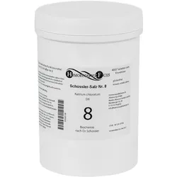 HOMOEOPATHIEFUCHS Schüssler-Salz Nummer 8 Natrium chloratum D6 Biochemie 4000 St Tabletten