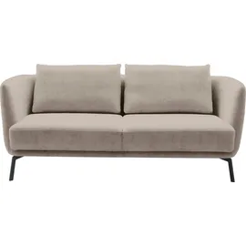Schöner Wohnen SCHÖNER WOHNEN-Kollektion 2,5-Sitzer Pearl, hochwertig und komfortabel, - 5 Jahre Hersteller-Garantie, auch in Bouclé, Maße (B/H/T): 190/71/91 cm, Füße Metall gelb