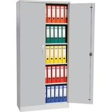 Gürkan Stahlschrank 100111 lichtgrau 92,0 x 42,0 x 195,0 cm, aufgebaut