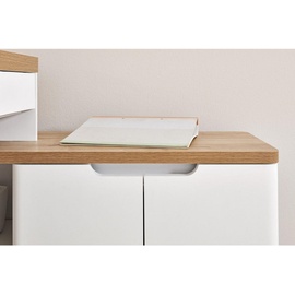 Jahnke Schreibtisch Libre C 155 E Weiß