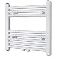 vidaXL Badheizkörper gebogen 480 x 480 mm weiß