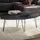 Wohnling Couchtisch Schwarz Mango 100 x 50 x 40 cm