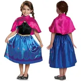 Disguise Disney Frozen 129909M-EU-6 Frozen Anna,ELSA Nicht zutreffend, Cartoon, Lila, 3-4 Jahre