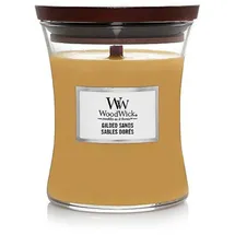 Woodwick Gilded Sands Duftkerze 275 g beige