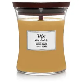 Woodwick Gilded Sands Duftkerze 275 g beige