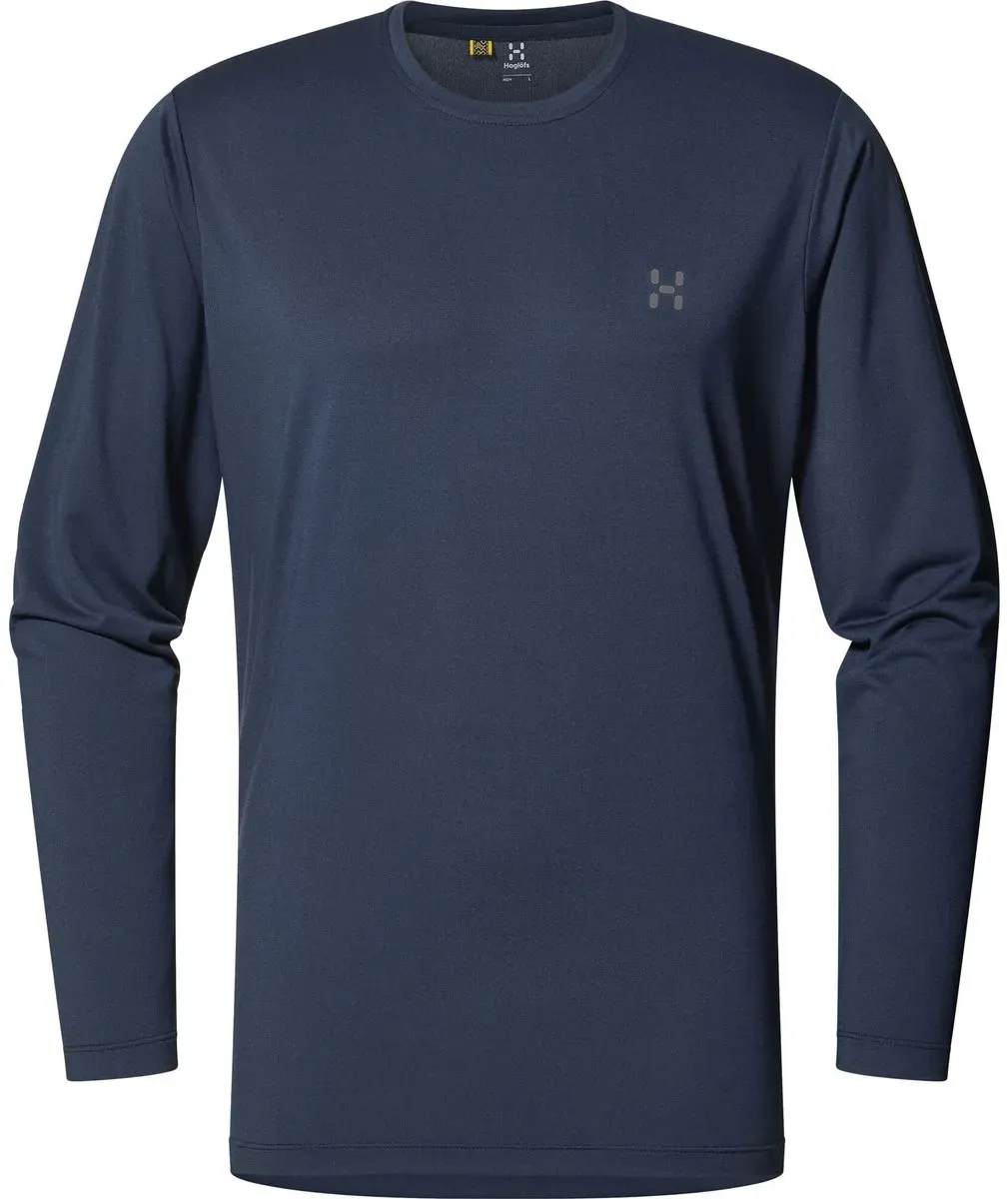 Haglöfs Trekk Tech LS Tee Men tarn blue (3N5) XL