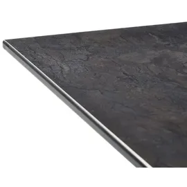 Sieger Klapptisch 140x80cm Stahl/Polytec Dunkelgrau