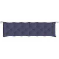 VidaXL Gartenbank-Auflage Marineblau 200x50x7 cm Oxford-Gewebe