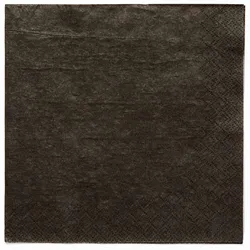 20 Schwarzen Eco Servietten 33cm