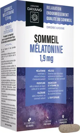 Dayang Schlaf Melatonin 1,9mg 30 Tabletten