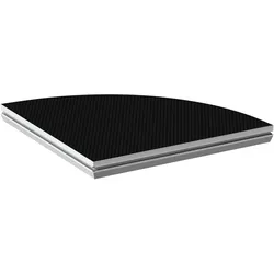 Global Truss Bühnenpodest GT Stage Deck CURVED 1/4 rund